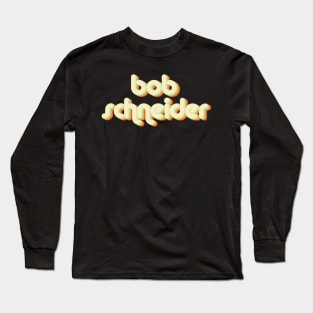 vintage color bob schneider Long Sleeve T-Shirt